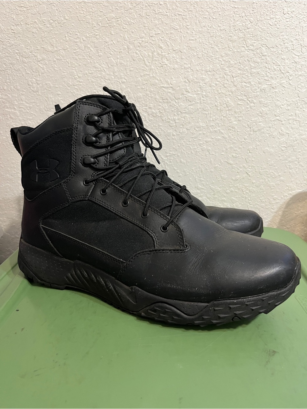 Under Armour Stellar tactical boot  Men's Black Combat Boots sz 13